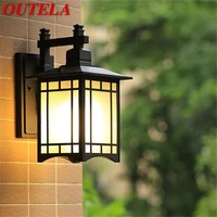outela outdoor wall sconces lamp classical retro light led waterproof decorative for home aisle