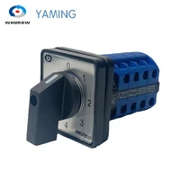 rotary switch ymw26 204 5p ui 380v ith 20a 4 poles 5 position 16 terminals high quality changeover cam switch sliver contact