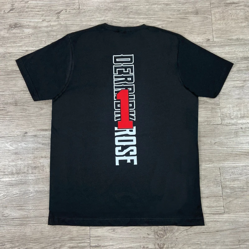 Деррик футболка с розами хлопчатобумажная коротким рукавом и спортивный стиль