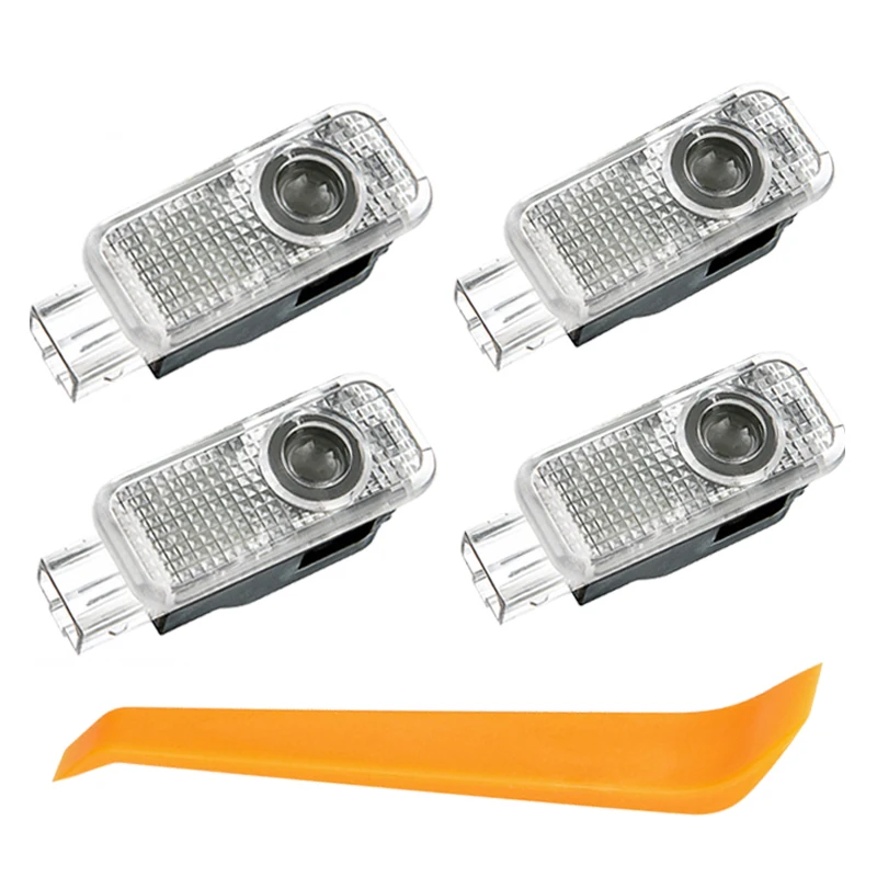 

LED Car Door Light Decoration Accessories For AUDI A3 A7 A8 A5 A4 A6 C5 B5 B6 B7 TT Q7 Q5 Q3 S3 S 4 S6 R8 Projection Lamp