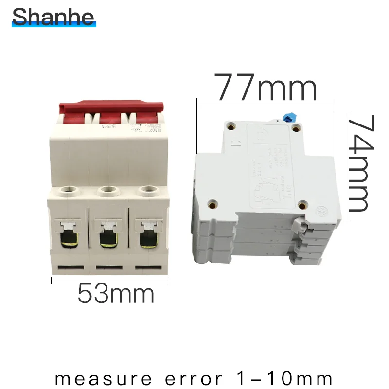 DZ47 3P 10A 16A 20A 25A 32A 40A 50A 63A выключатель AC mcb предохранитель безопасности C Тип C45