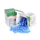 Одноразовые ланцеты, 50 шт., для забора крови, с ручкой для прокалывания, иголки, аксессуары для шитья в крови