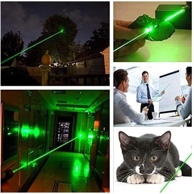 

USB rechargeable green light pointer high-power presentation projector pen Q1FF