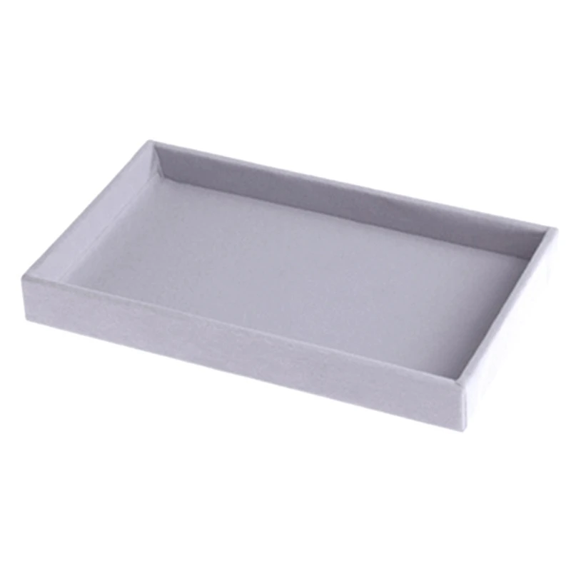 

4Pcs Stackable Ring Necklace Bracelet Tray Kit Display Jewelry Drawer Storage J78F