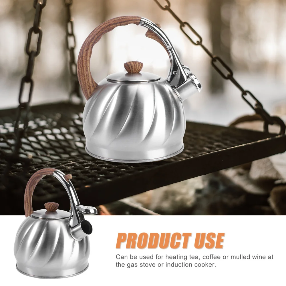 

1Pc Whistling Tea Kettle Whistle Pot Practical Sounding Kettle Kitchen Gadget
