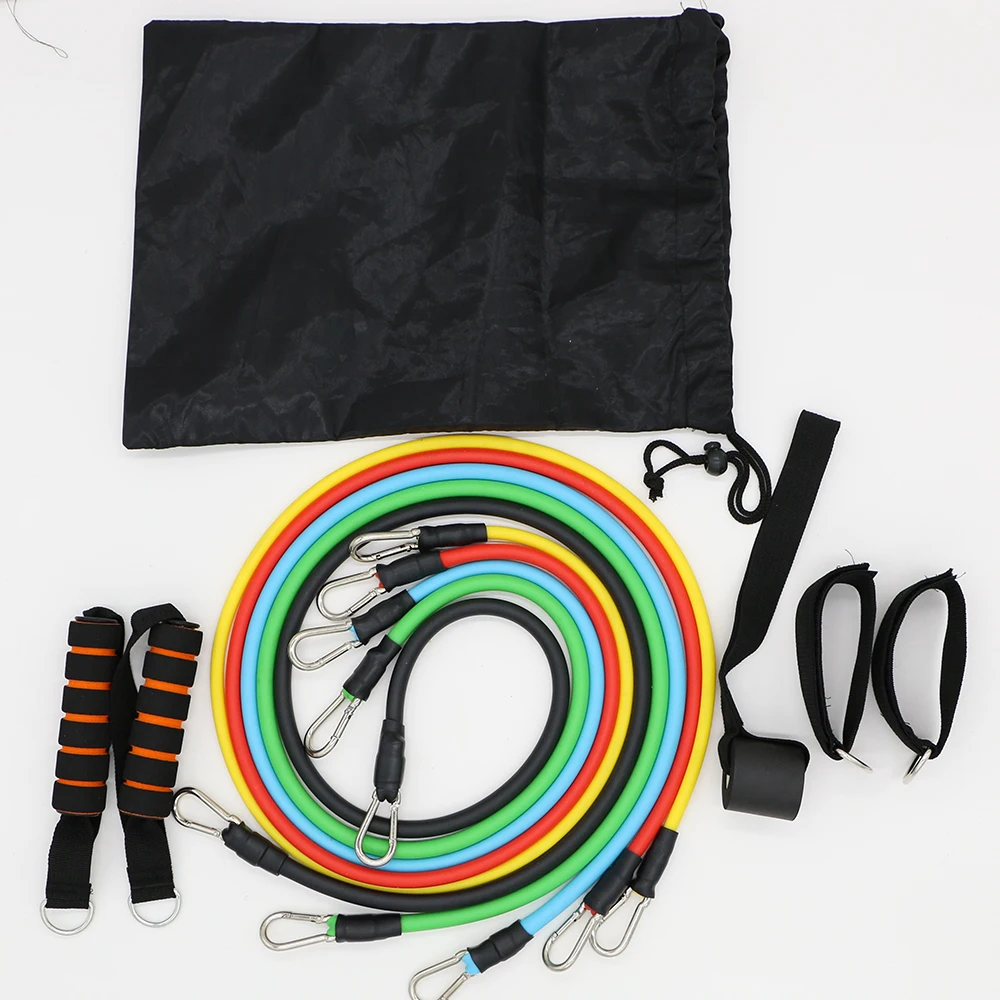 17 шт. латексная Тяговая веревка для занятий фитнесом Набор резинок йогой
