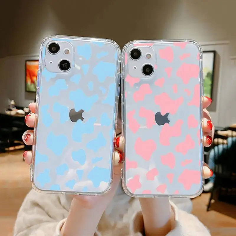 

Leopard Print Phone Case Clear Transparent for iPhone 11 12 13 mini pro XS MAX 8 7 6 6S Plus X 5S SE XR 2020