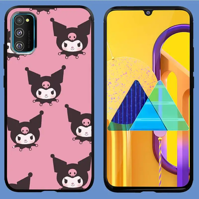 

Kawaii Cute Cartoon Pink Phone Case For Samsung S6 S7 Edge S8 S9 S10 E lite2019 S20 Plus Cover Fundas Coque