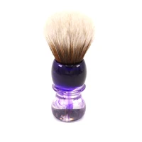 yaqi purple haze mew brown synthetic handle mens beard barberia shaving brush