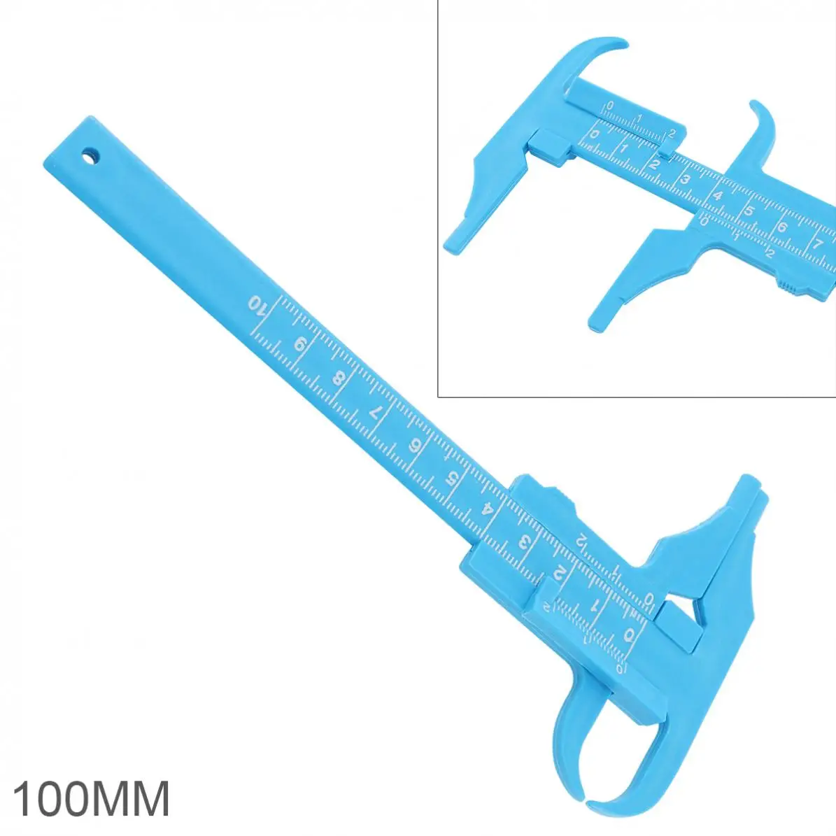 

Штангенциркуль с нониусом, двухуровневый синий, поддержка измерения глубины и простых показаний для студентов, обучение/античное измерени...
