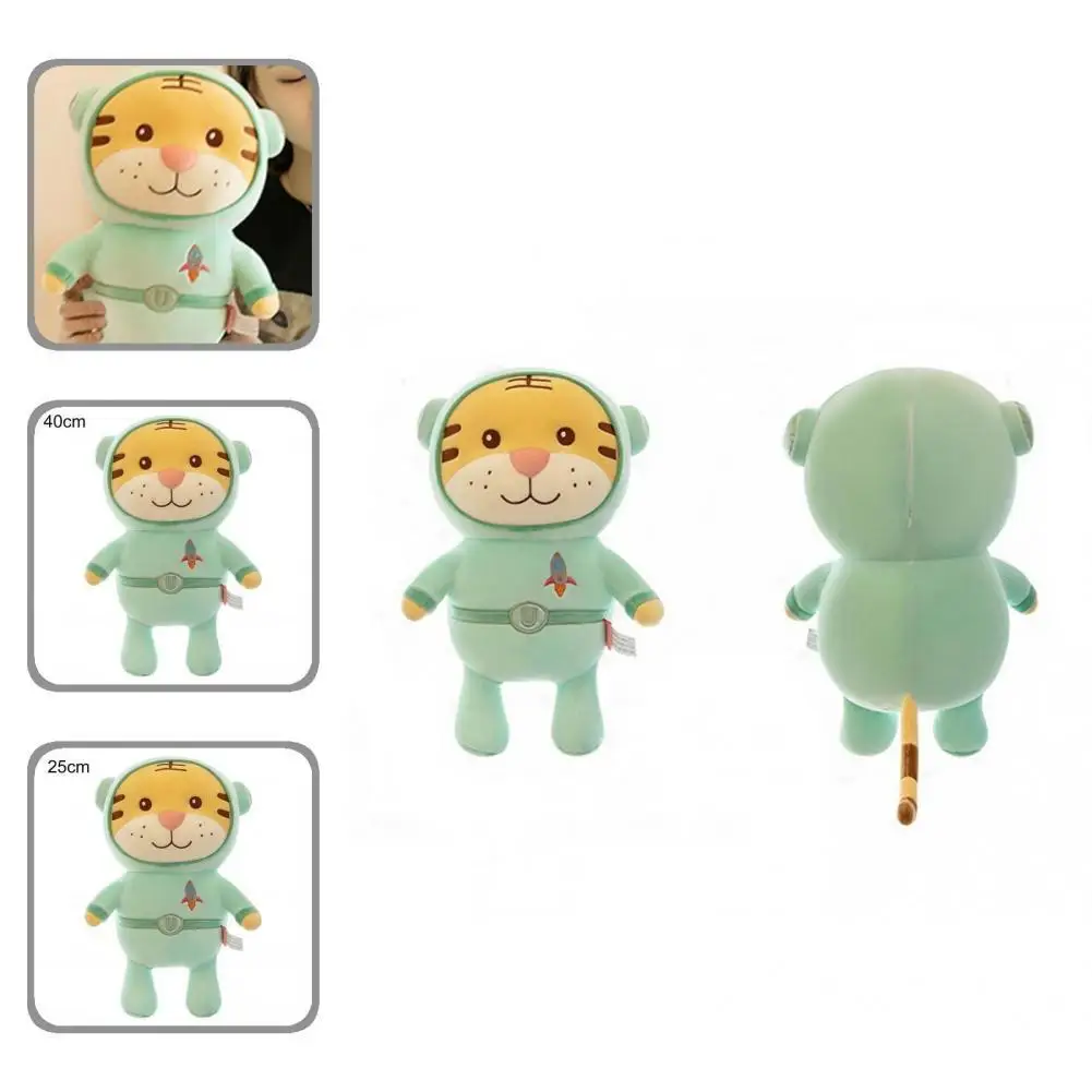 

Astronaut Tiger Stuffed Toy Vivid Appearance Lovely Soft Stuffed Simulation Realistic Tiger Stuffed Toy
