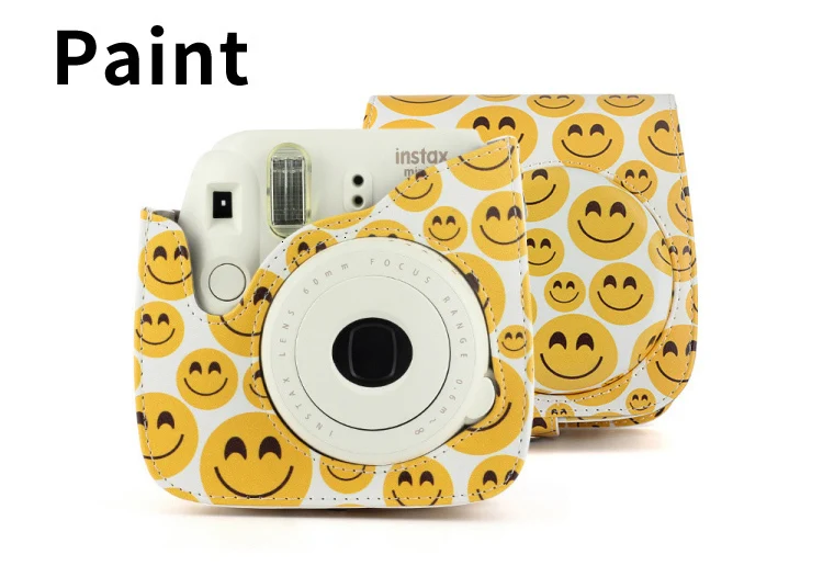 Fujifilm Instax mini чехол для камеры pu кожаный чехол с плечевым ремнем для Instax Mini 9 Mini 8 Mini 8+ мгновенная камера