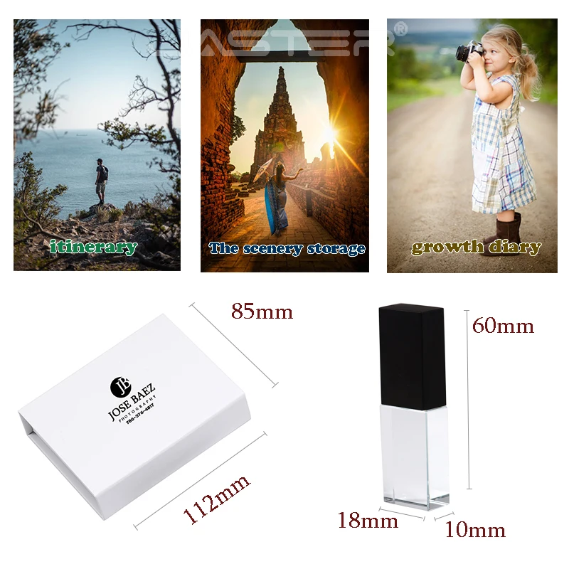 10pcslot crystal usb 2 0 wedding gift flash drives free custom logo pen drive 100 real capacity stick 128gb 8gb 16gb 32gb 64gb free global shipping