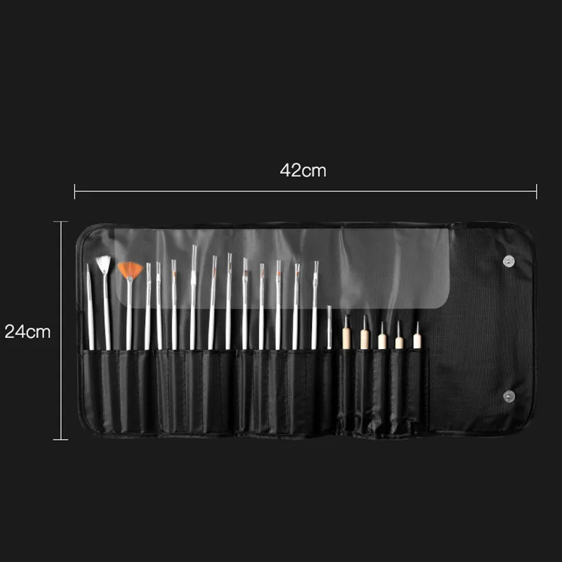 20 шт. Профессиональный Маникюр УФ гель Кисть ручка прозрачный акриловый дизайн