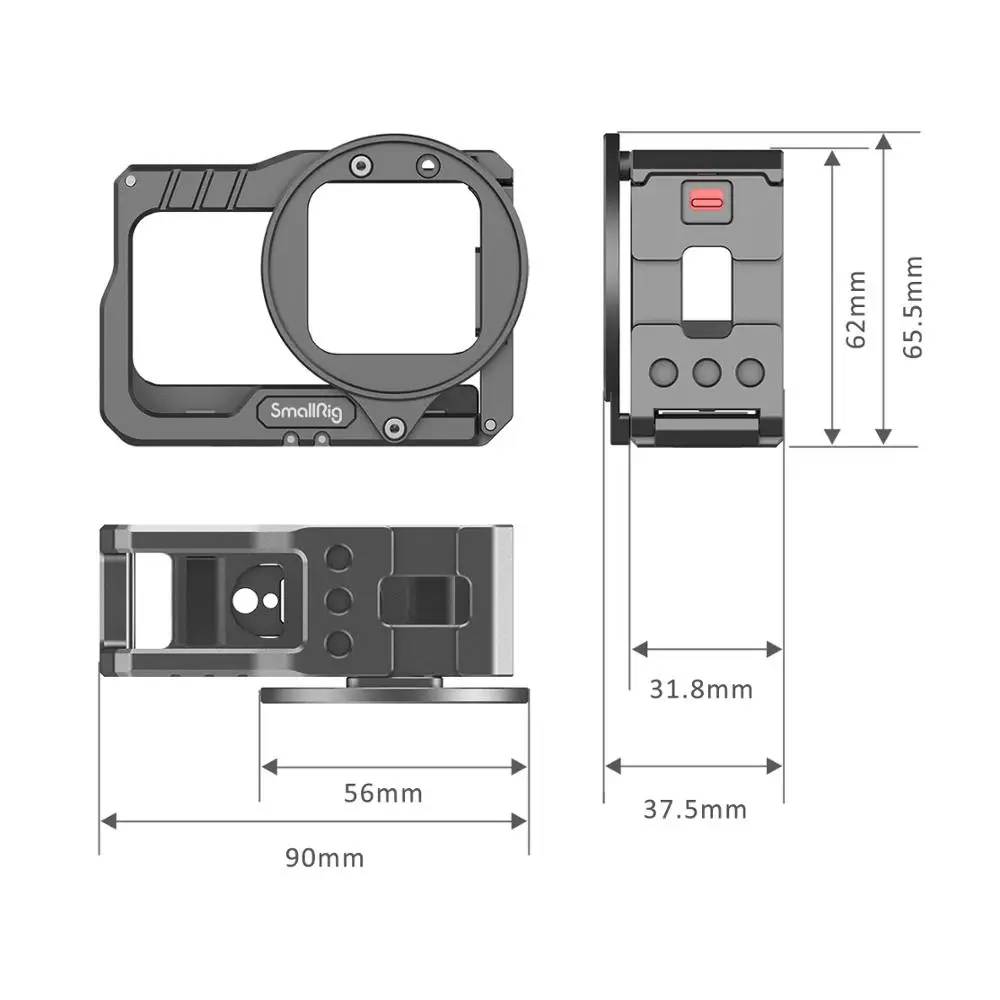 Клетка для видеосъемки SmallRig и адаптер фильтра 52 мм Insta360 ONE R 4K Edition клетка штатив с