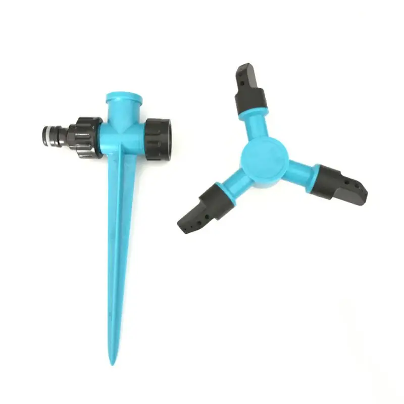 

Automatic Plastic Ground Sprinkler With Plastic Small Triangular Spray Nozzle Garden Garden Lawn Sprinkler NEW *