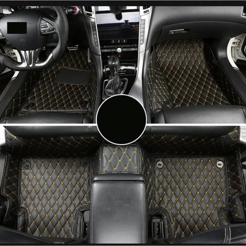for leather car interior floor mat for infiniti q50 2013 2014 2015 2016 2017 2018 2019 Nissan Skyline accessories