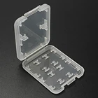 1 шт. защитный держатель микро бокс для SD SDHC TF MS чехол для хранения карт памяти коробка пластиковые коробки прозрачные Горячая распродажа!