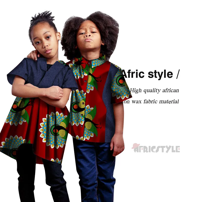 2020 African children's clothes African style children's wear Fashion children's clothes 2 sets of  wyq544