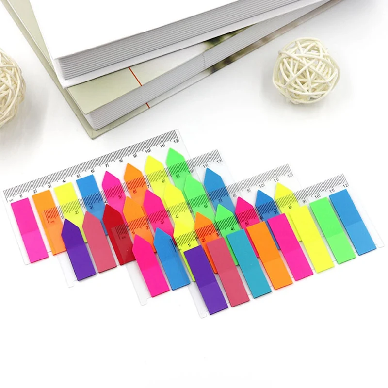 

StationeryIndex Self Adhesive Memo Pad Sticky Notes Bookmark Point It Marker Memo Sticker Paper Office School Supplies