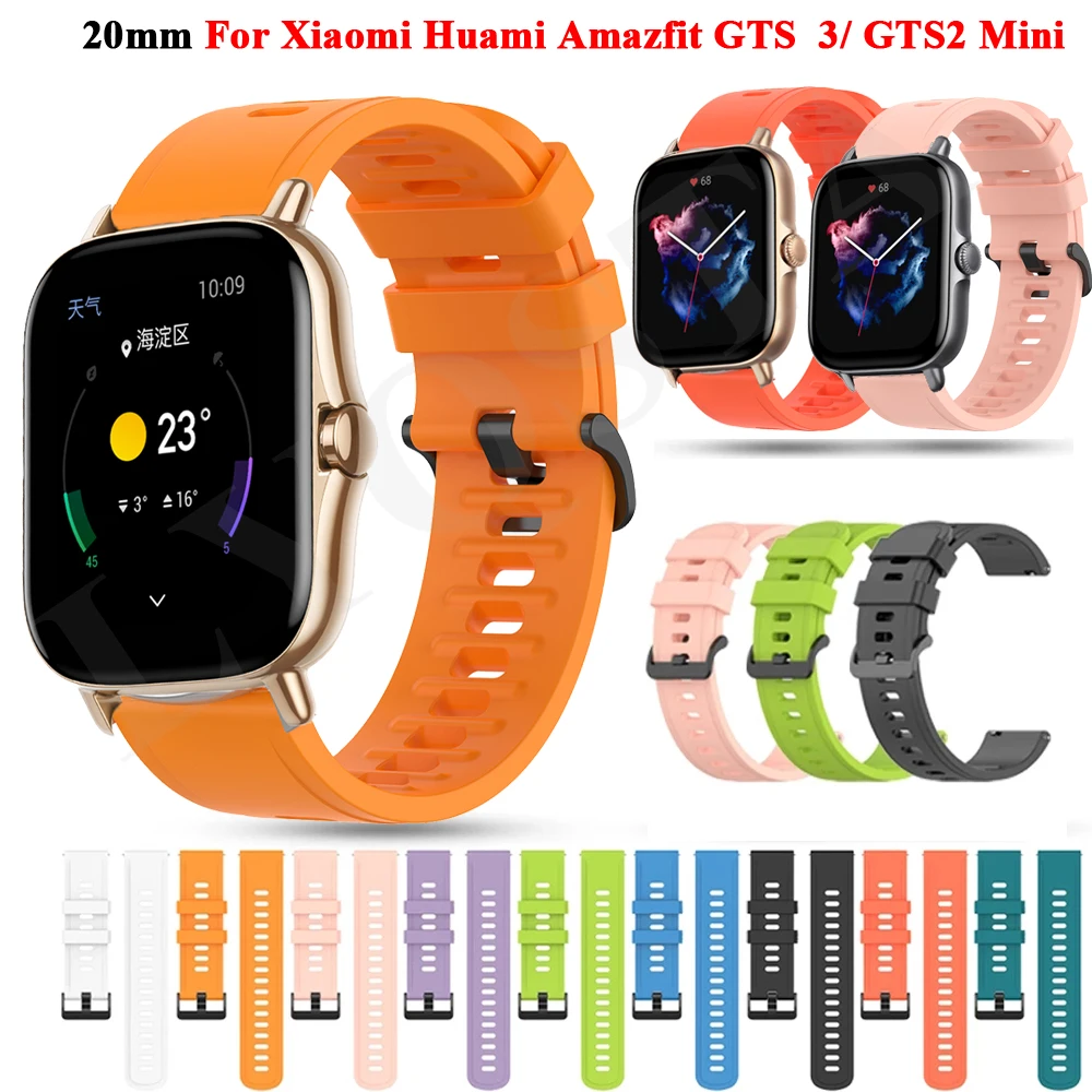 

Ремешок силиконовый 20 мм для смарт-часов Samsung Galaxy Watch Active 2, браслет для Galaxy Watch 4 Classic 46 42 мм/4 40 44 мм, Correa
