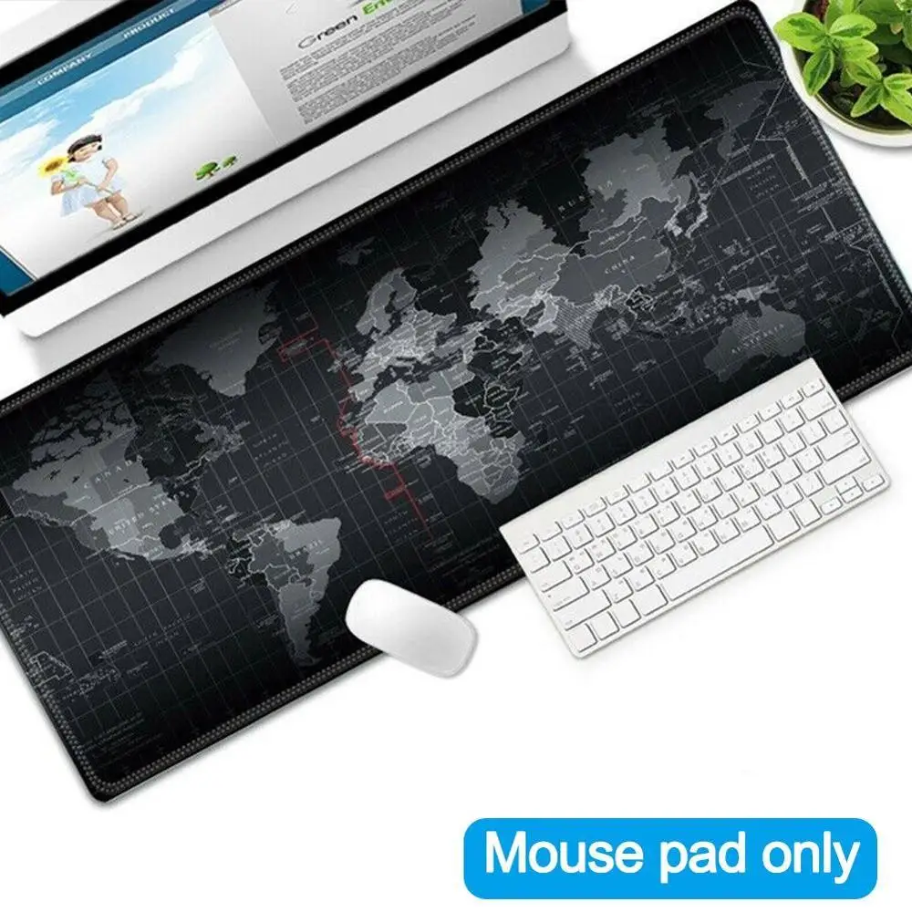 Большой Настольный коврик для мыши с клавиатурой 4 размера игровой со старой