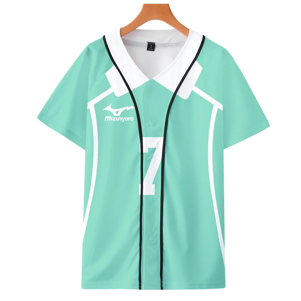 Японское Аниме Haikyuu бейсбольная униформа в стиле хип-хоп Харадзюку | Тематическая