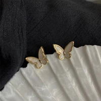 ruiyi s925 silver needle butterfly wing retro earrings0099