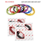 Велосипедный Кривошип 96BCD 104BCD, круглая Звездочка для горных велосипедов, узкая, широкая, 32T34T36T38T40T42T