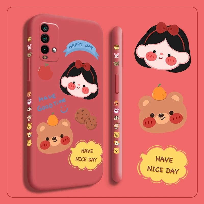 

Чехол для Redmi Note9 Note 9 Pro Note 9T NOTE 9S Note 9 pro Max с мультяшным комиксным рисунком, задняя крышка, силиконовый чехол