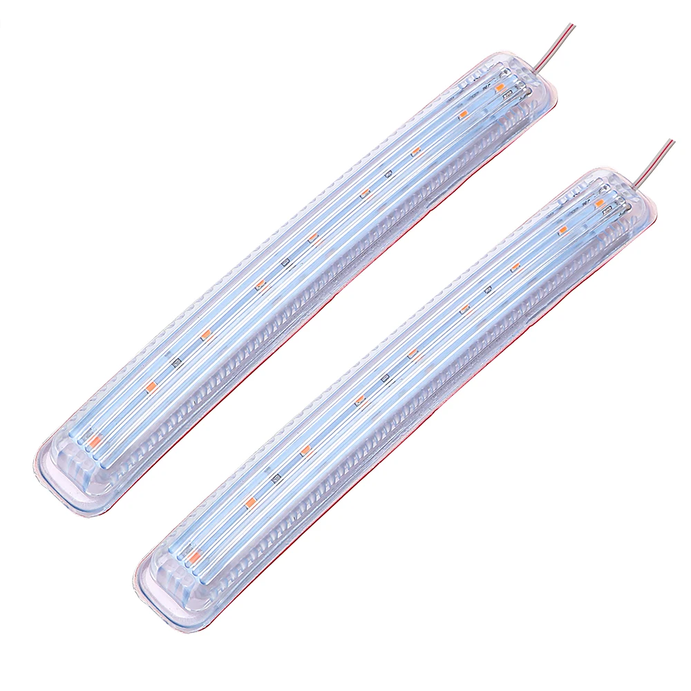 FORAUTO 2 шт. желтый светодиодный автомобильный светильник источник мягкий 9 SMD FPC