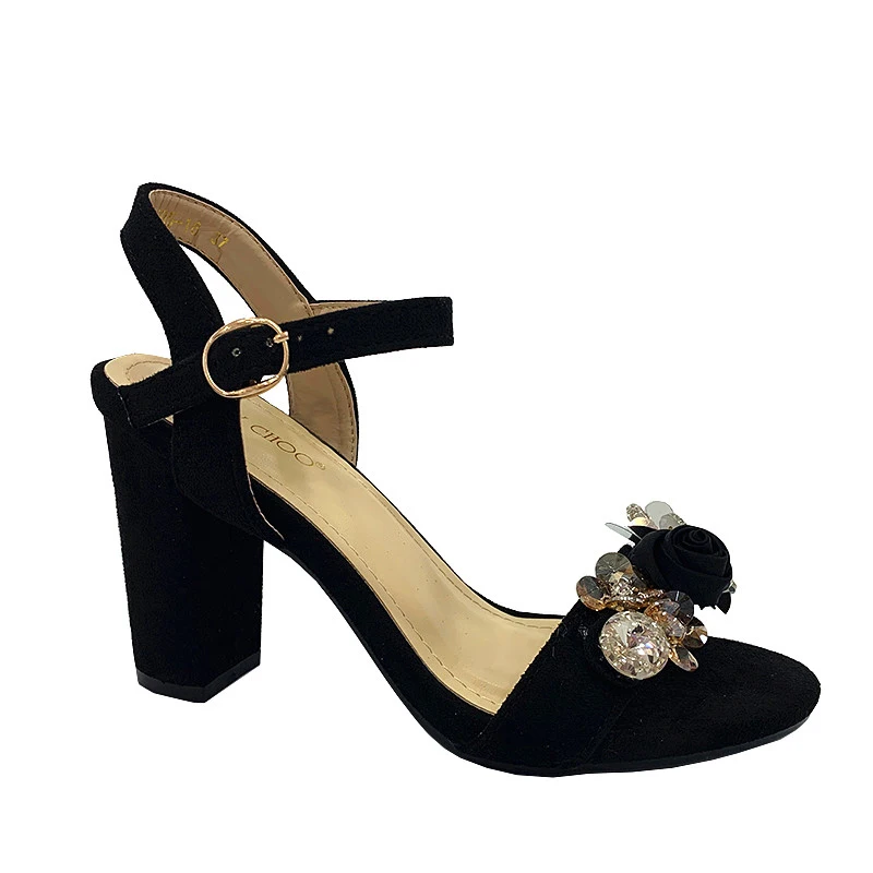 

Latest Designer Shoes Women Luxury 2020 African Women Wedding Shoes Decorated with Rhinestone Sandalias Rasteiras Femininas