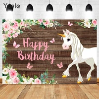 yeele spring flower unicorn butterfly baby birthday party princess photography backdrops background studio vinyl photophone prop