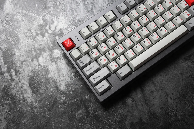 Kprepublic 139 арабский язык корень буква вишневый профиль краситель Sub Keycap PBT для gh60 xd60