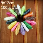 100 шт. Подарочная сумка 9x12 см небольшие подарочные мешочки из органзы для упаковки Дисплей сумка для хранения мешков Свадебные украшения Рождественский подарок сумка 