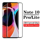3D изогнутое защитное стекло на весь экран для Xiaomi Mi Note 10 Pro Note10 Lite закаленное защитное стекло Xiamoi 10 Ultra Mi10 10pro