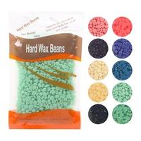 10 colors 100g hard wax beans solid hard depilatory hot film hard wax pellet waxing bikini leg painless hair removal bean