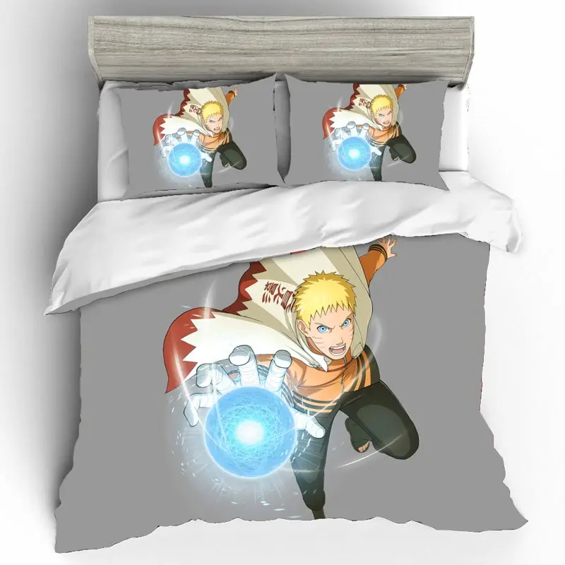 Комплект постельного белья с 3D принтом удзумакии пододеяльник наволочка одеяло