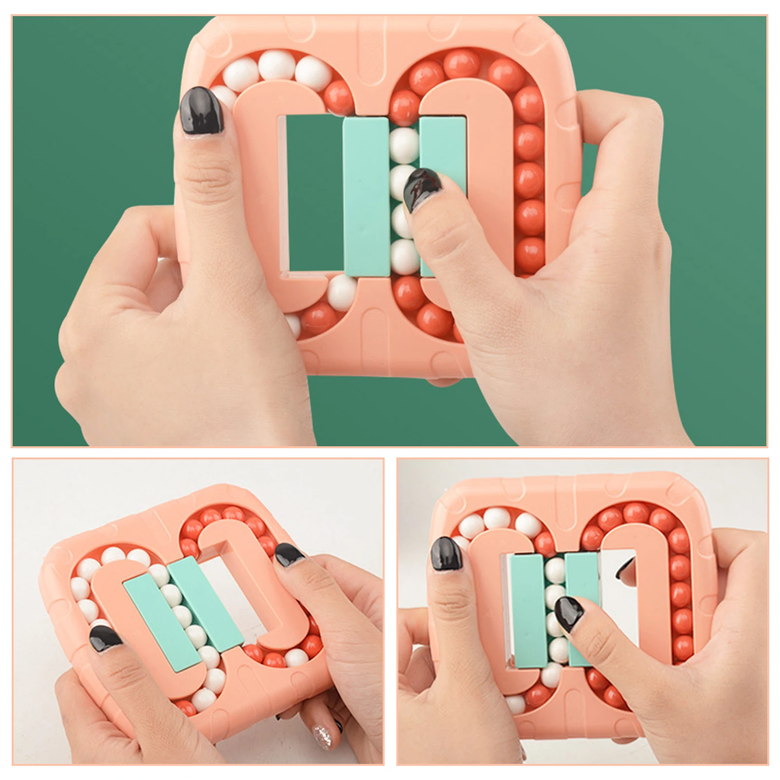 Juguete de dedos m&aacute;gicos giratorio original para ni&ntilde;os, juguete de dedos para aliviar el estr&eacute;s, juguetes educativos para ni&ntilde;os, juego giratorio de descompresi&oacute;n-3