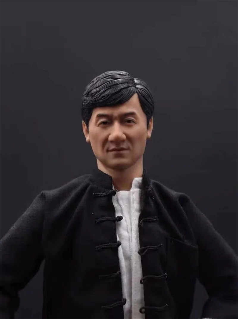 

For Sales Scale 1/6th Man Jackie Chan International Kung Fu Superstar Head Sculpture For Mostly 12inch Doll Action Collectable