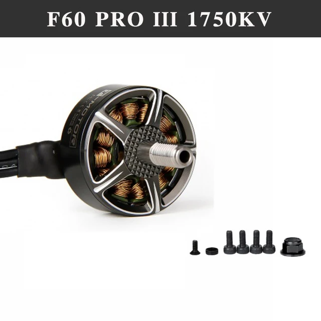 1PCS F60 III 1750KV T-двигатель F40 PRO III 1600kv/2400/2600kv 3-4S бесщеточный двигатель F60 PRO III 1750KV/2500KV/2700KV 5-6S CW резьбовой бесщеточный двигатель - Цвет: 1PCS F60 III 1750KV
