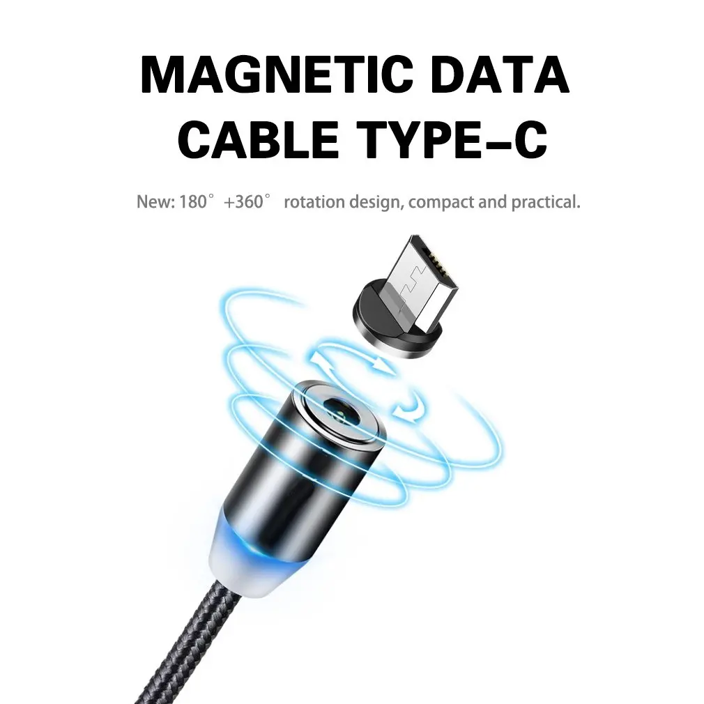 Магнитный кабель для передачи данных всасывающий зарядный iPhone Android Type