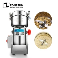 zonesun 800g chinese medicine grinder stainless steel household electric flour mill powder machine small food grinder