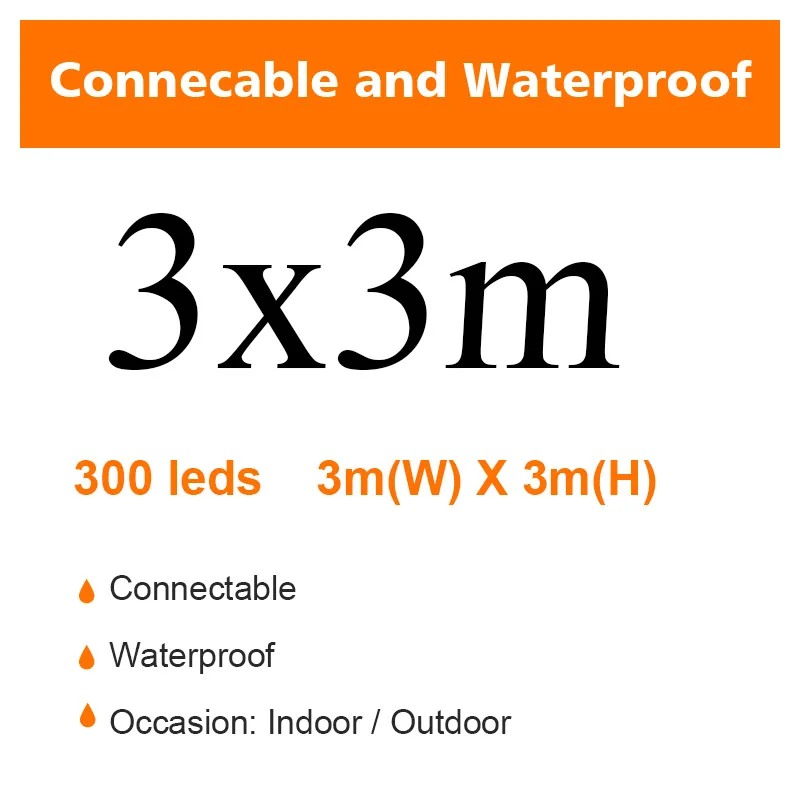 3M x 3M 300leds 960 светодиодный S светодиодный светильник для занавесок s гирлянда светильник Сосулька Рождество Крытый Открытый Свадебный светильник ing домашние вечерние Gararden Декор - Испускаемый цвет: 3M x 3M 300leds