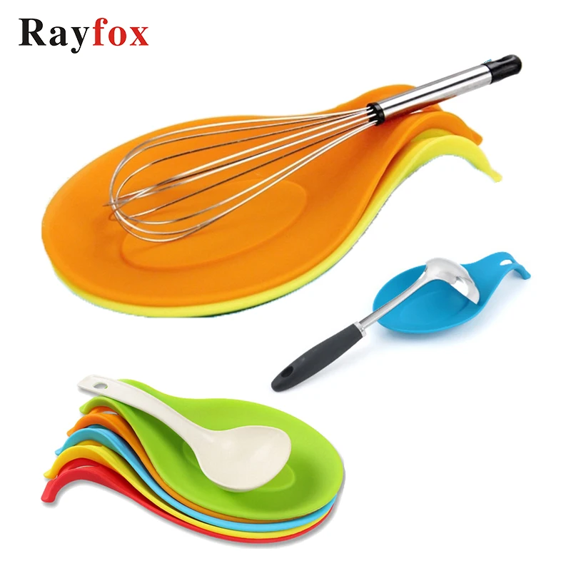 Кухонные принадлежности аксессуары силиконовая подставка для ложек