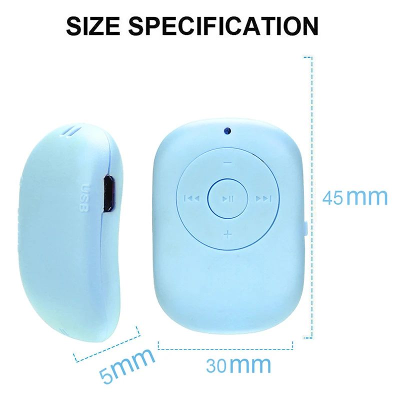 Мини Usb MP3 плеер с зажимом ЖК экран поддержка карт Micro Sd и Tf 32 ГБ стерео разъем 3 5 мм