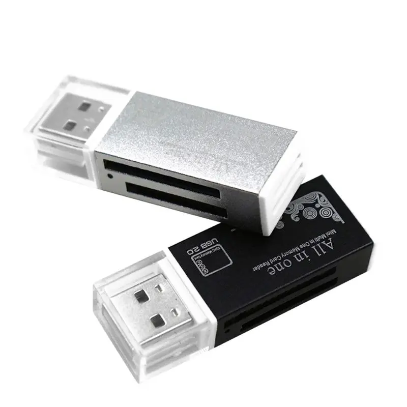 Алюминиевый Портативный USB кардридер 4 в 1 для карт Micro SD/TF|Видеорегистраторы| |
