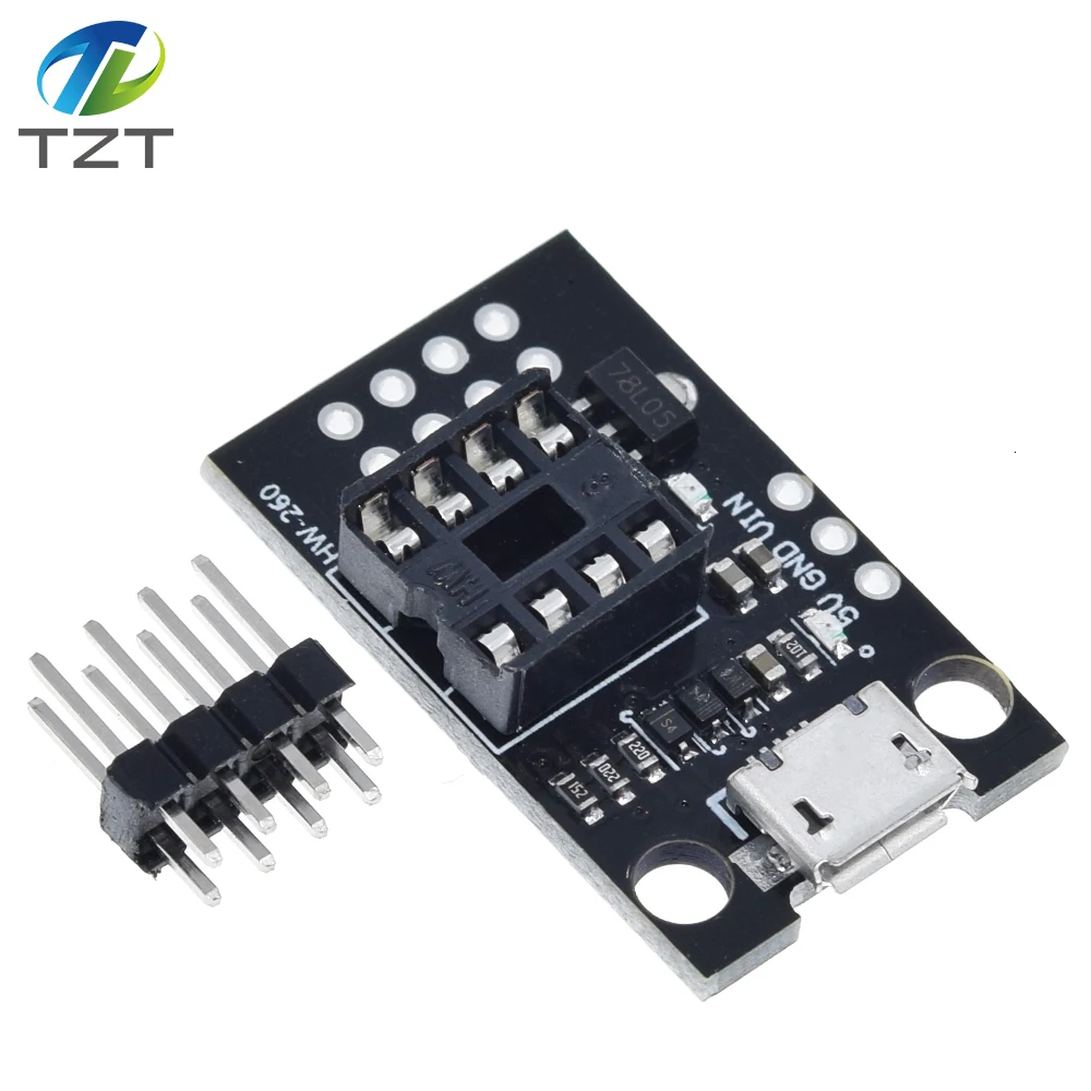 Синий черный TINY85 Digispark Kickstarter микро макетная плата ATTINY85 модуль для Arduino IIC IEC USB