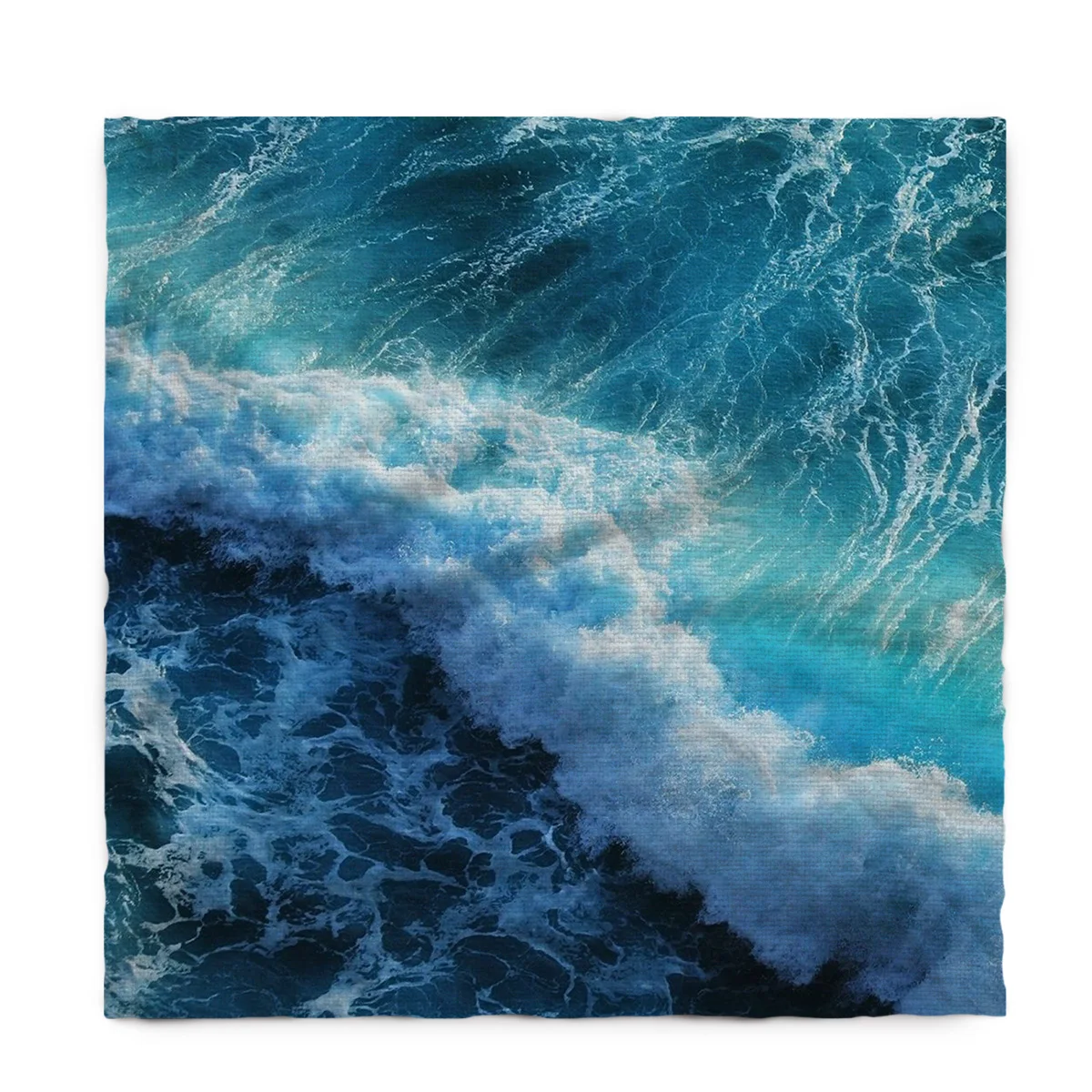 Скатерть с синими морскими волнами для свадьбы дня рождения стола декоративная