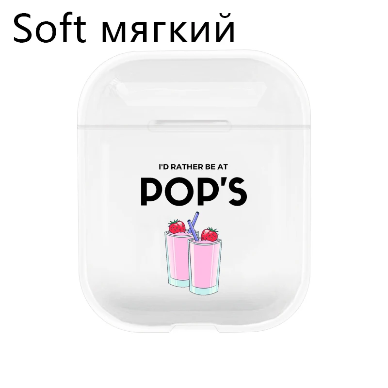 I200683 soft Мультяшный Американский ТВ ривердейл чехол для наушников Защитный чехол для Airpods прозрачный мягкий чехол для Apple Airpods зарядка сумки - Цвет: I200683 soft